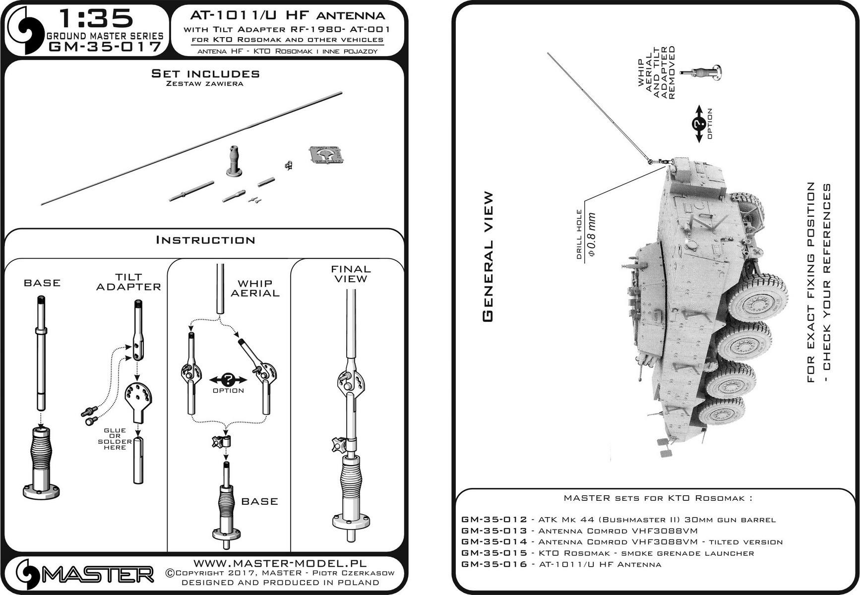 1/35 AT-1011/U HF 天线(RF-1980-AT-001倾斜转接器) - 点击图像关闭