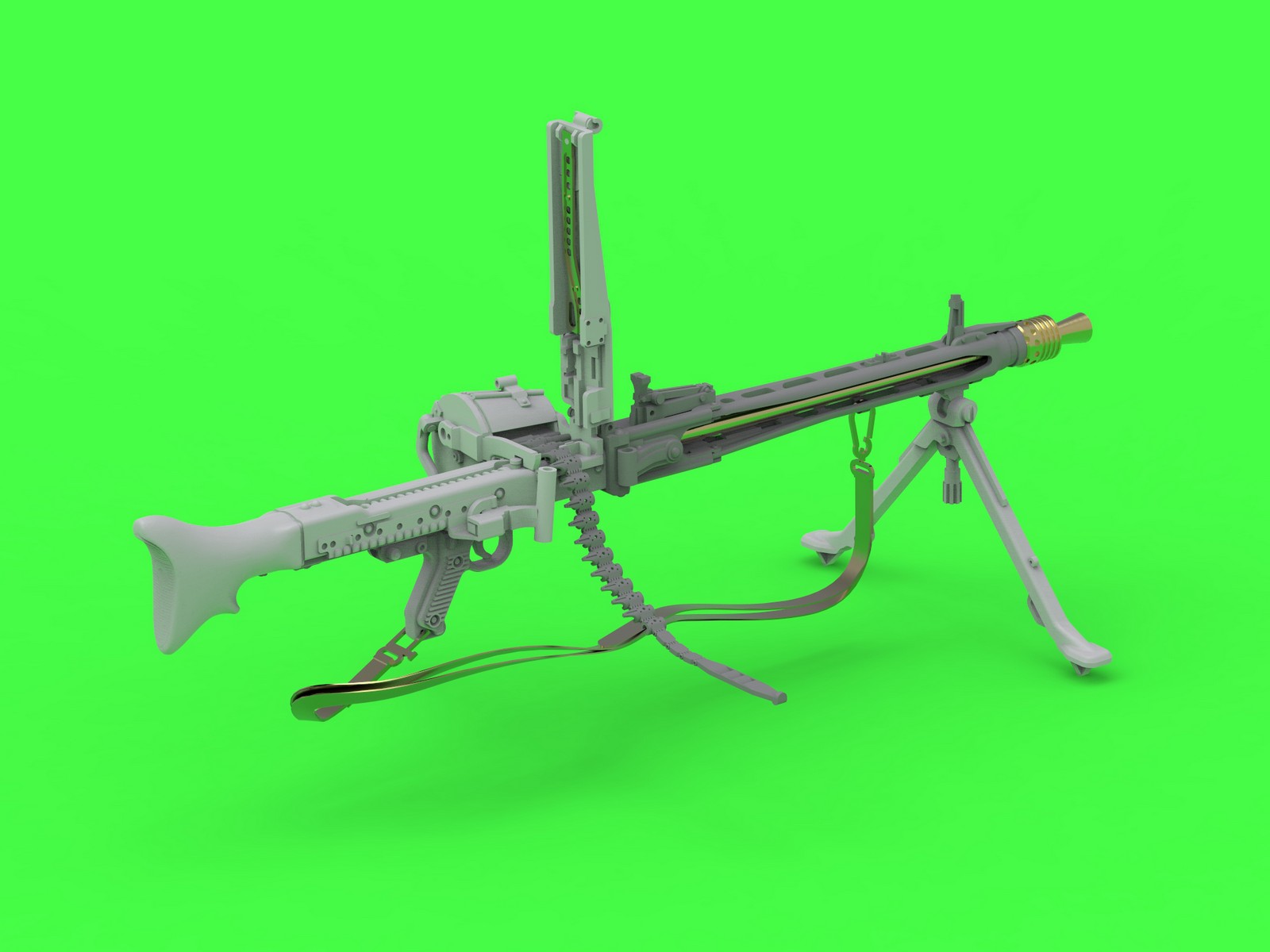 1/35 二战德国 MG42 7.92mm 重机枪树脂改造件