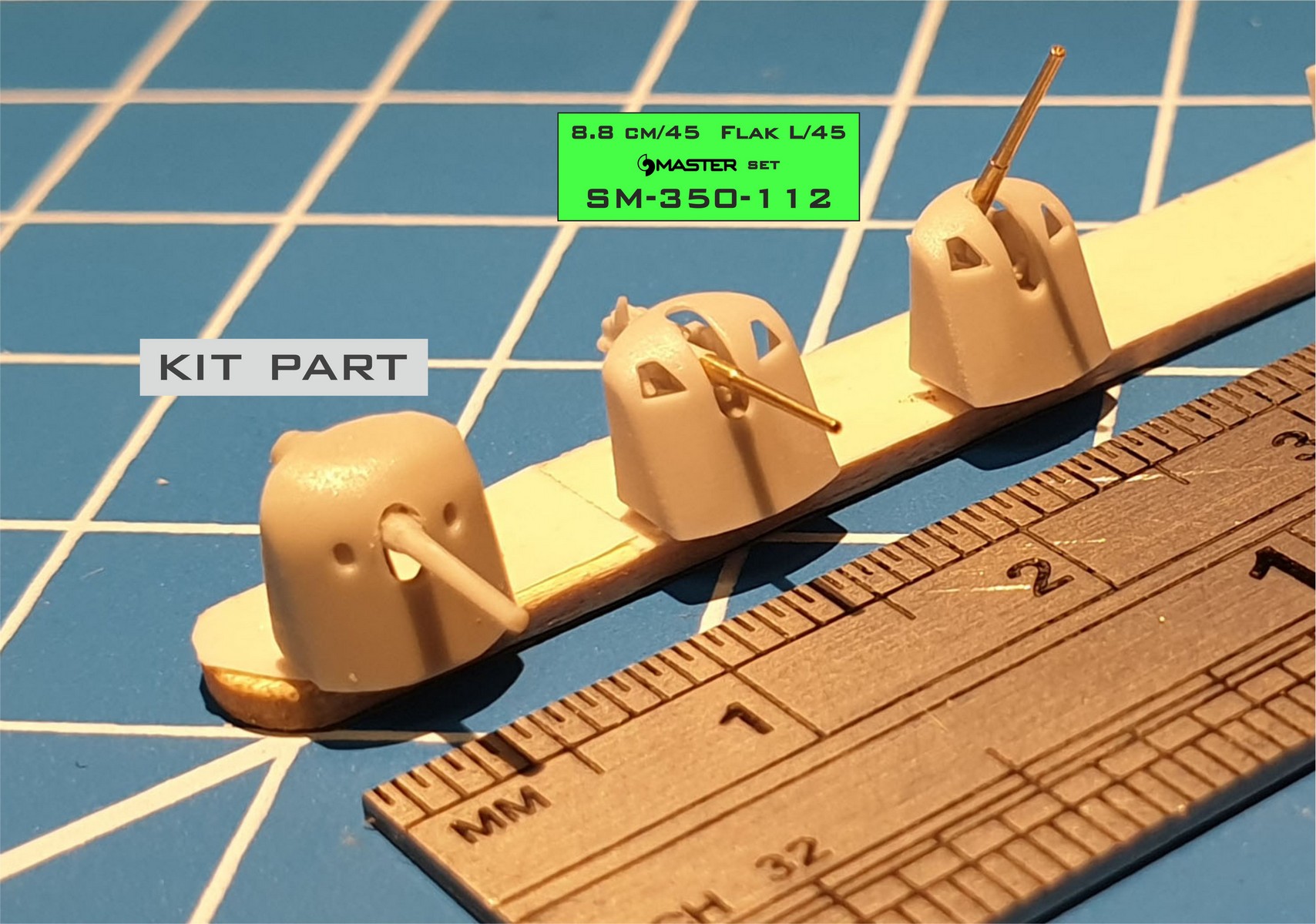 1/350 一战德国 8.8cm Flak L/45 舰炮