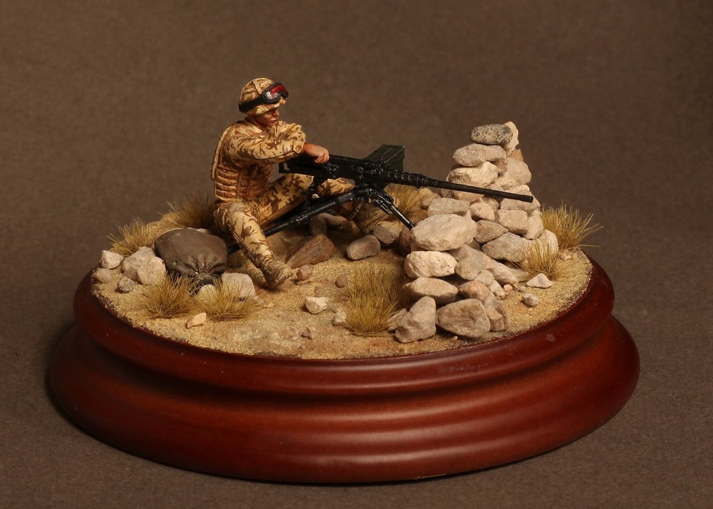 1/35 现代英国机枪手与50口径机枪