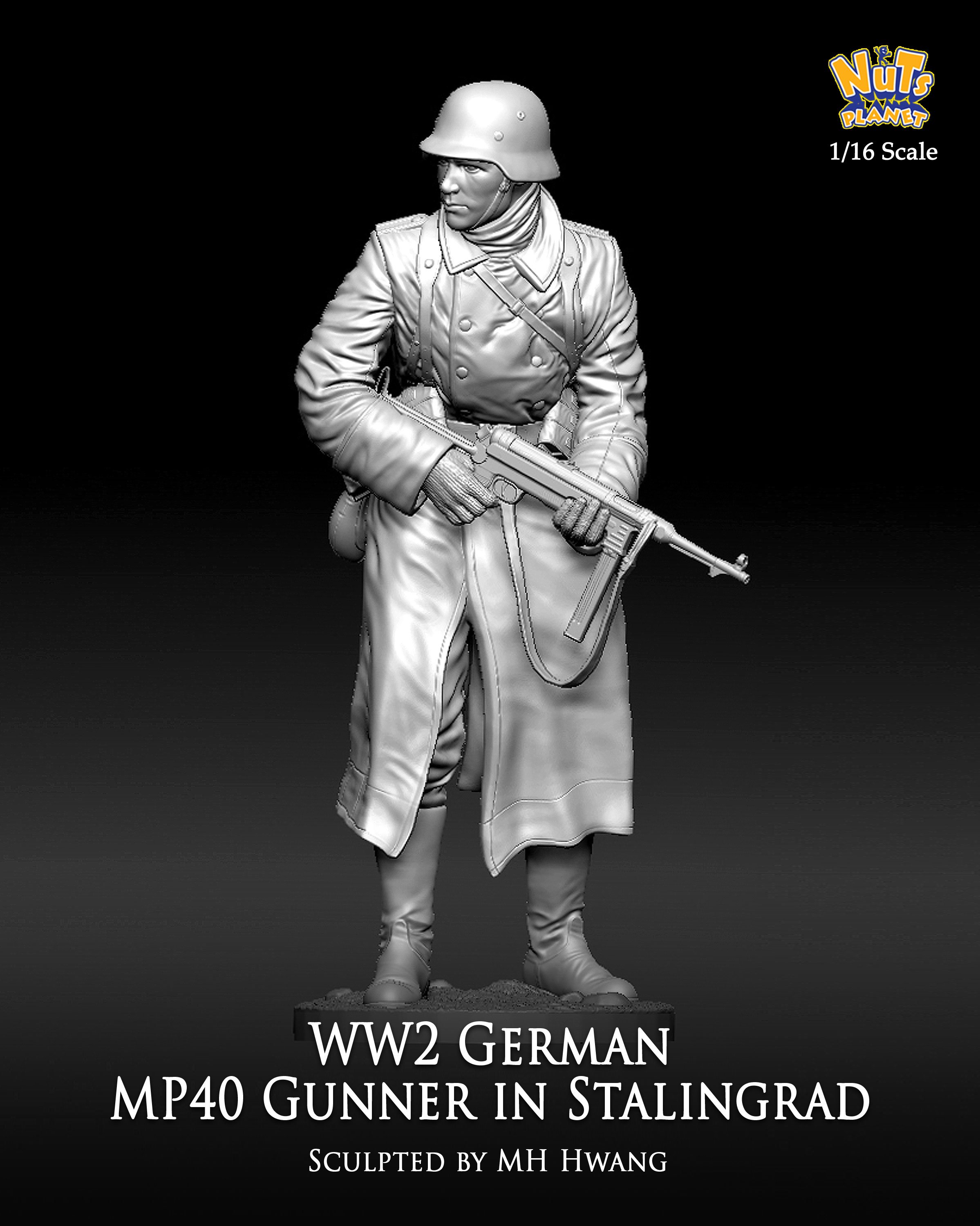 1/16 二战德国MP40机枪手“斯大林格勒战役” - 点击图像关闭