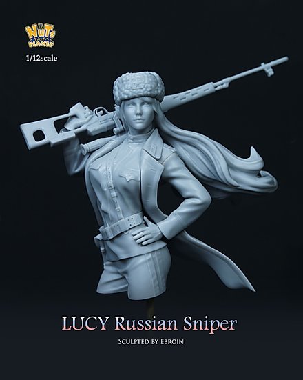 1/12 露西"俄罗斯狙击手" - 点击图像关闭