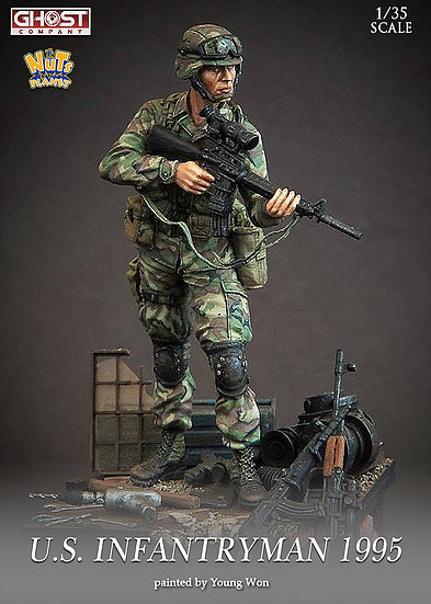 1/35 现代美国步兵1995年 - 点击图像关闭