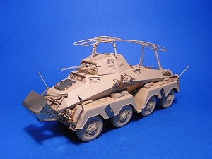 1/35 二战德国 Sd.Kfz.232 八轮重型装甲车改造件(配田宫)