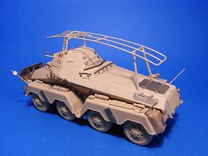 1/35 二战德国 Sd.Kfz.232 八轮重型装甲车改造件(配田宫)