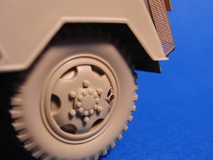 1/35 二战德国 Sd.Kfz.232 八轮重型装甲车改造件(配田宫)