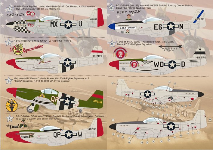 1/48 P-51D 野马战斗机 - 点击图像关闭