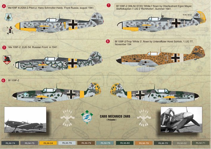 1/48 Bf109F-2 梅塞施米特战斗机(1) - 点击图像关闭