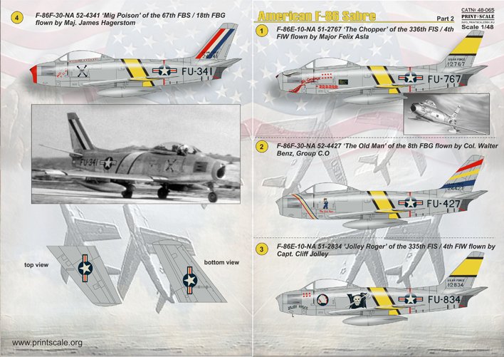 1/48 F-86 佩刀战斗机"米格杀手"(2) - 点击图像关闭