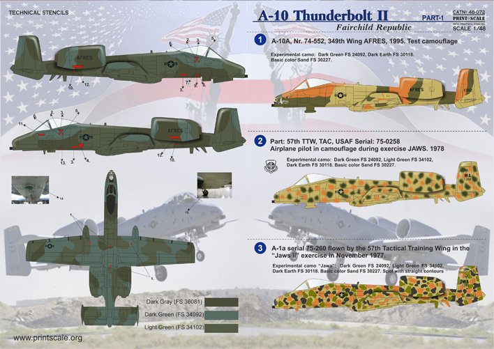 1/48 A-10 雷电攻击机(1)