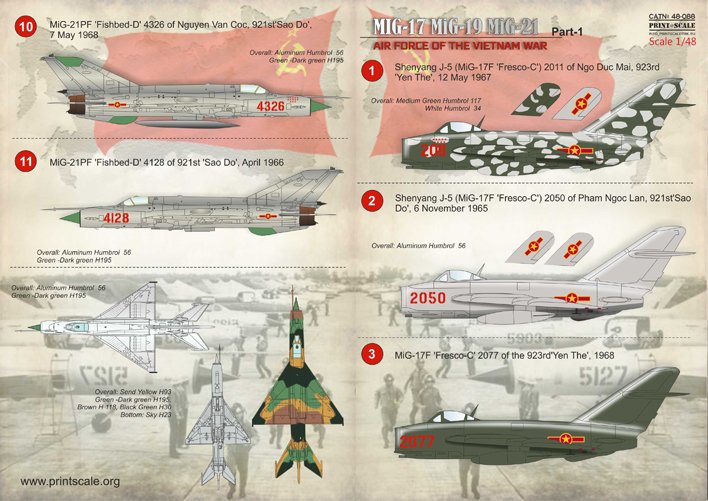 1/48 米格战斗机"越南战争"(1) - 点击图像关闭