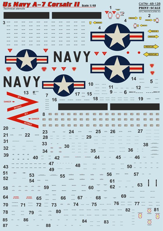 1/48 A-7 海盗II攻击机(1) - 点击图像关闭