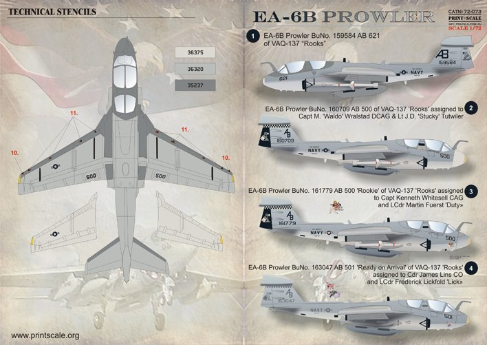 1/72 EA-6B 徘徊者电子攻击机