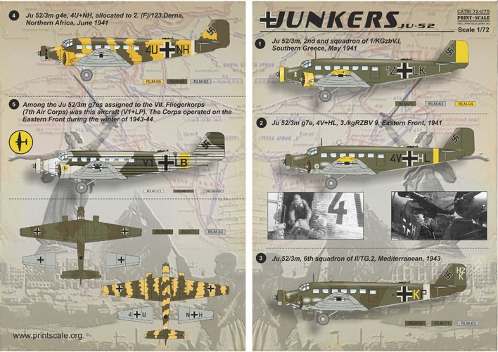 1/72 Ju-52 容克运输机 - 点击图像关闭