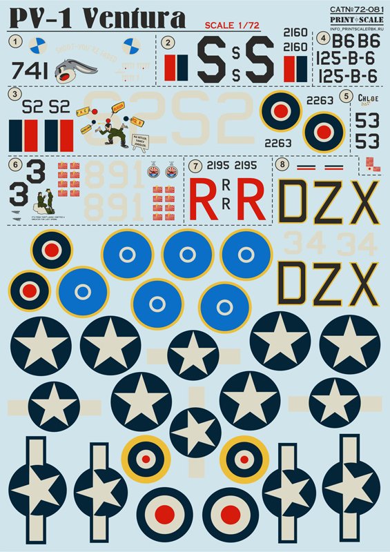 1/72 PV-1 文图拉巡逻轰炸机 - 点击图像关闭