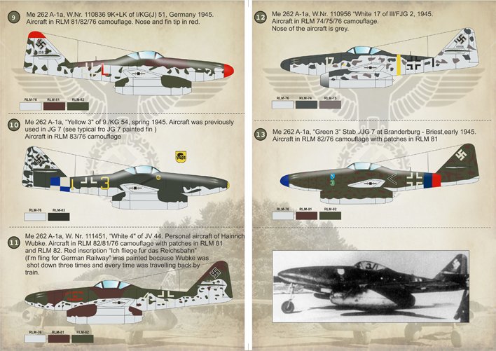 1/72 Me262 梅塞施米特喷气式战斗机 - 点击图像关闭