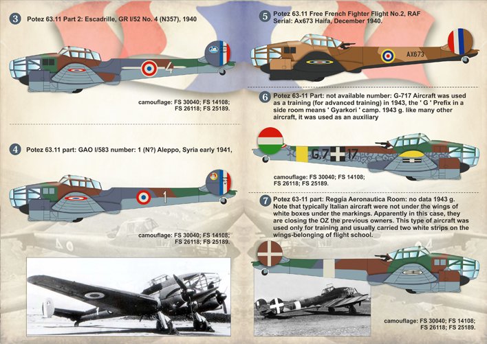 1/72 Potez 63 包特兹双发战斗机