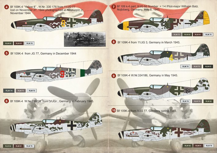 1/72 Bf109K 梅塞施米特战斗机