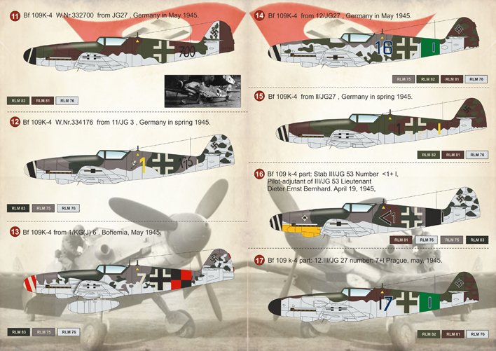 1/72 Bf109K 梅塞施米特战斗机