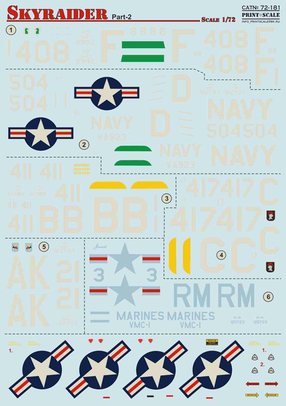 1/72 A-1 空中袭击者攻击机(2) 1/72 A-1 空中袭击者攻击机(2)