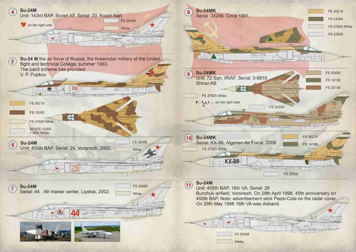 1/72 Su-24 击剑手战斗轰炸机