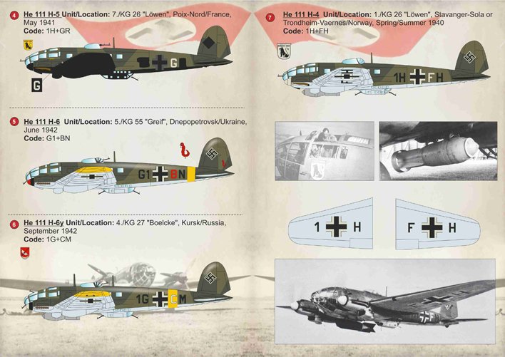 1/72 He111H-4, H-5, H-6 亨克尔中型轰炸机(3) - 点击图像关闭