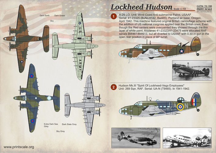 1/72 洛克希德哈德逊轰炸机/海上巡逻机 - 点击图像关闭