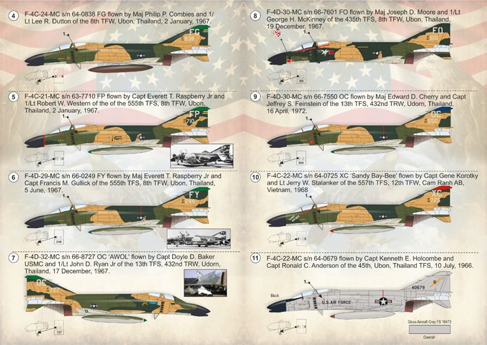 1/72 F-4 鬼怪II战斗机"美国空军" - 点击图像关闭