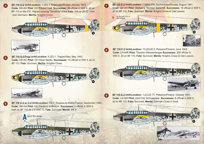 1/72 Bf110 梅塞施米特重型战斗机(1)