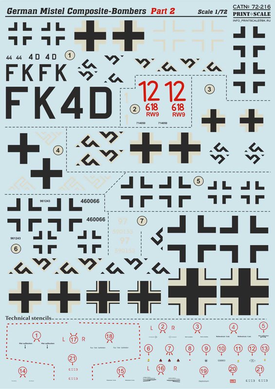 1/72 二战德国寄生蟹轰炸机(2)