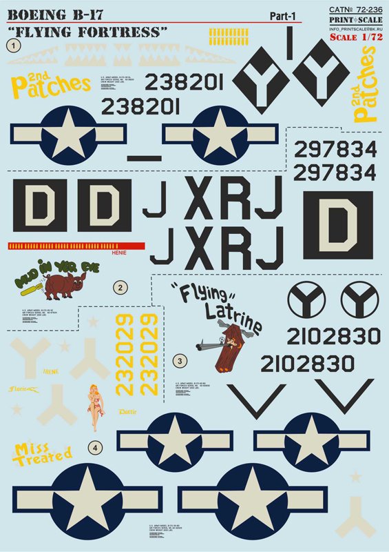 1/72 B-17 飞行堡垒重型轰炸机(1) 1/72 B-17 飞行堡垒重型轰炸机(1)