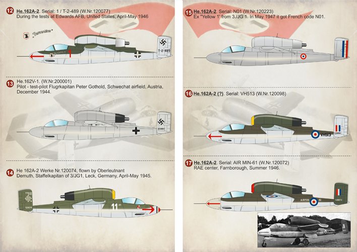 1/72 He162 火蜥蜴战斗机