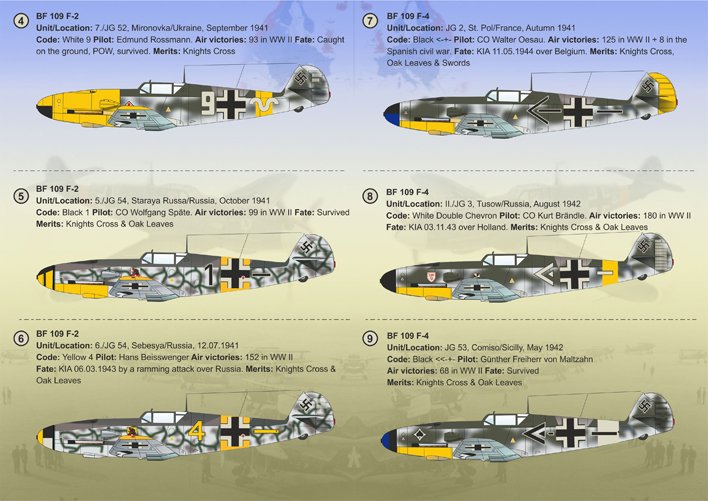 1/72 Bf109F 梅塞施米特战斗机