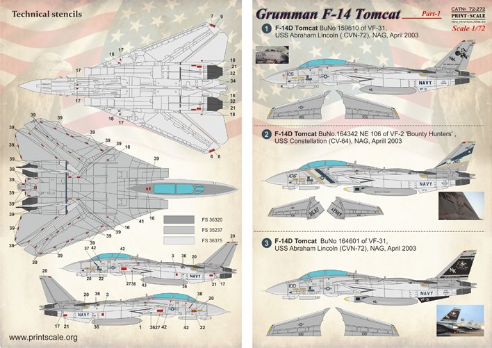 1/72 F-14 雄猫战斗机(1) - 点击图像关闭