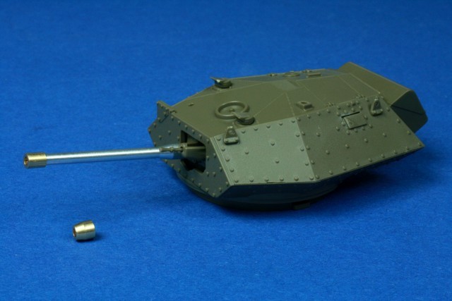 1/48 十字军战士坦克 Mk.I/II QF 2磅(40mm) 金属炮管