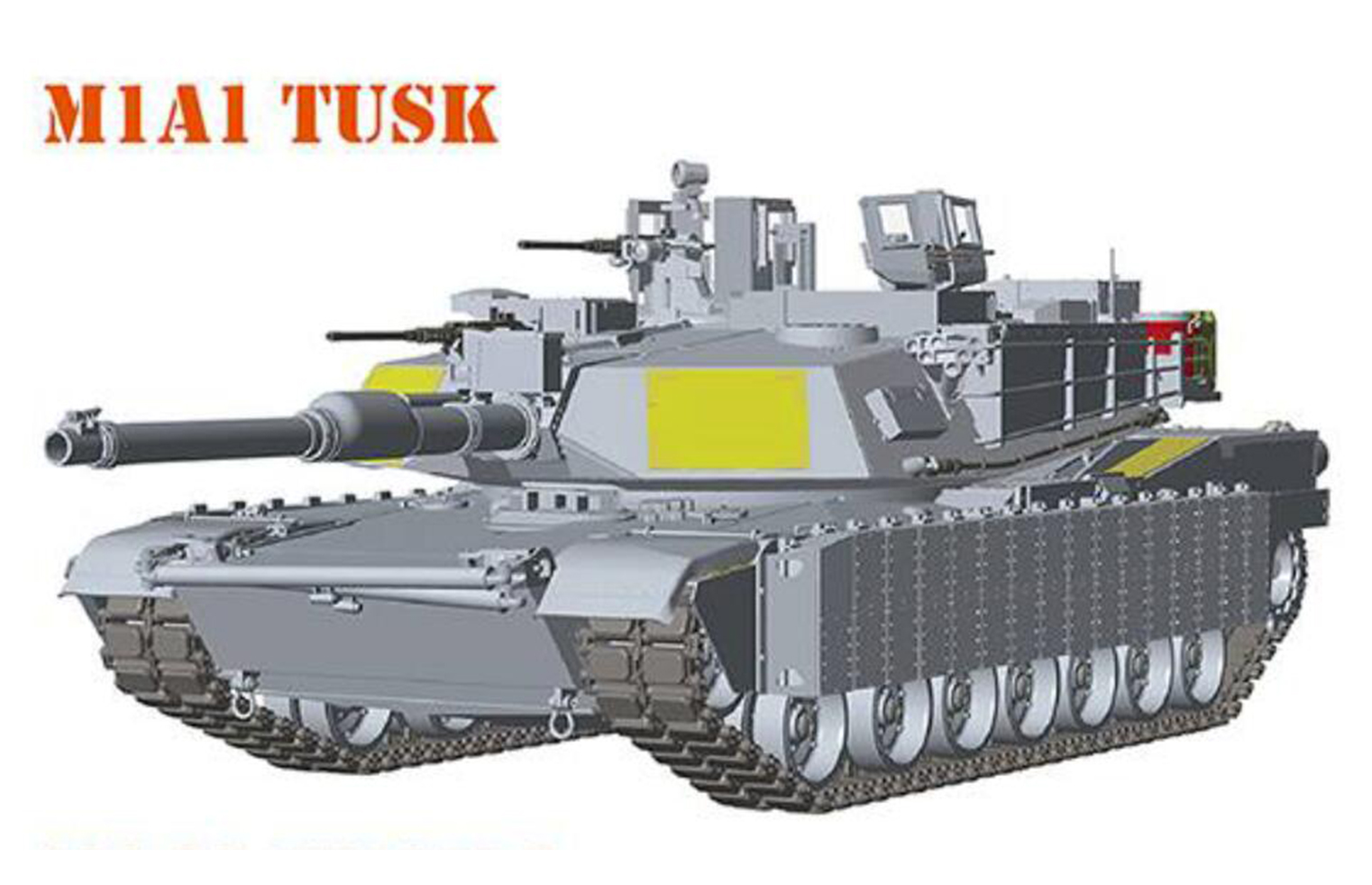 1/35 现代美国 M1A2 SEP TUSK I/TUSK II/M1A1 TUSK 艾布拉姆斯主战坦克