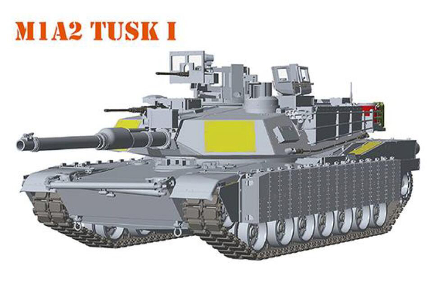 1/35 现代美国 M1A2 SEP TUSK I/TUSK II/M1A1 TUSK 艾布拉姆斯主战坦克