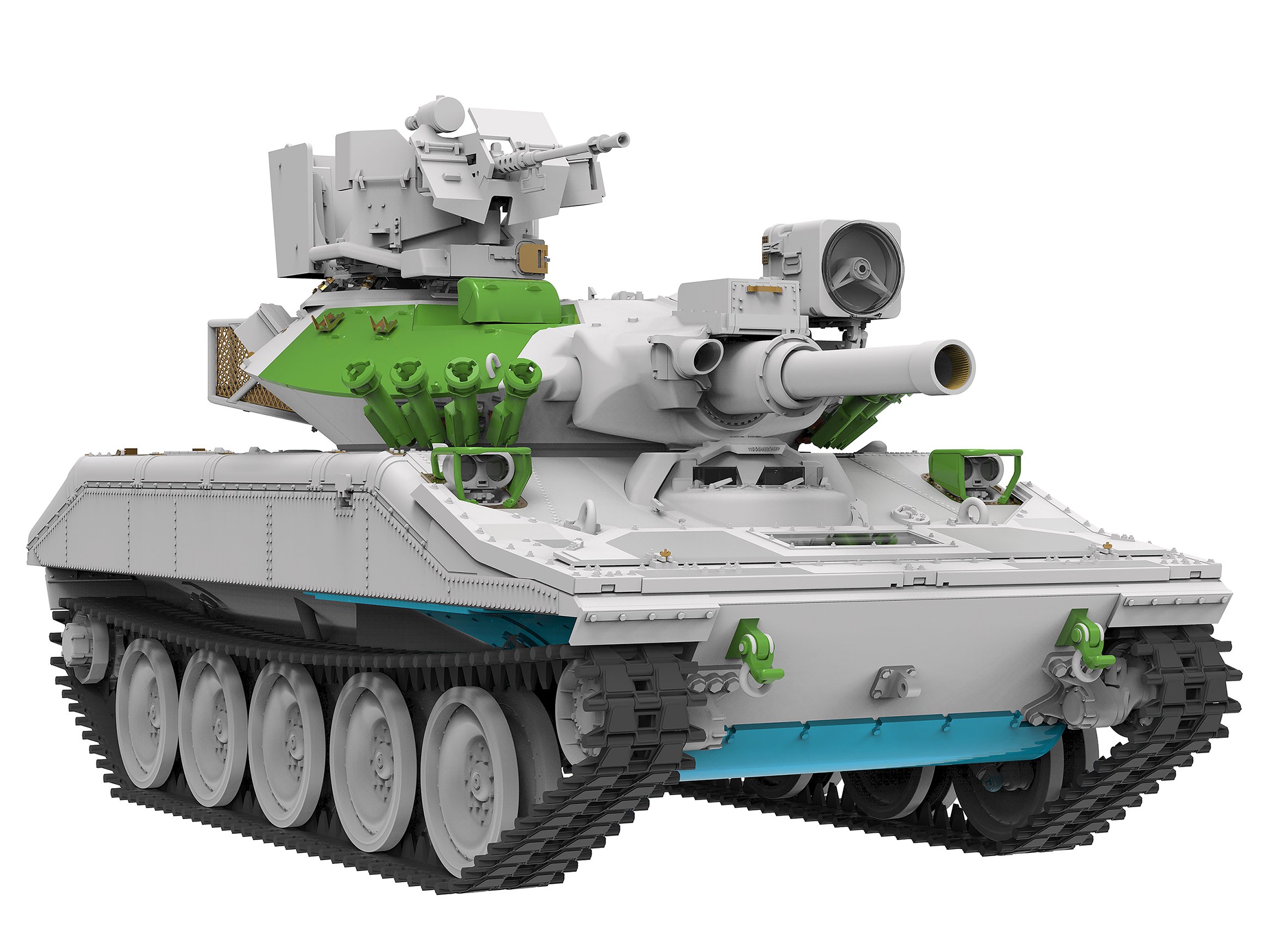 1/35 现代美国 M551A1/M551A1 TTS 谢里登轻型坦克