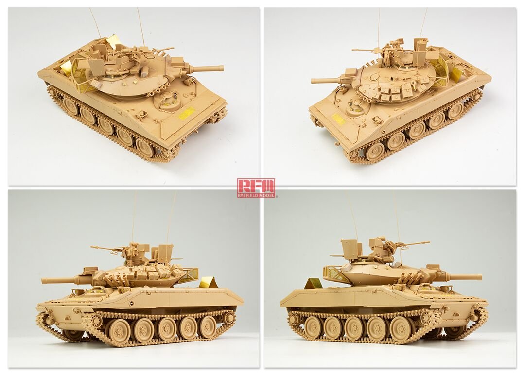 1/35 现代美国 M551A1/M551A1 TTS 谢里登轻型坦克