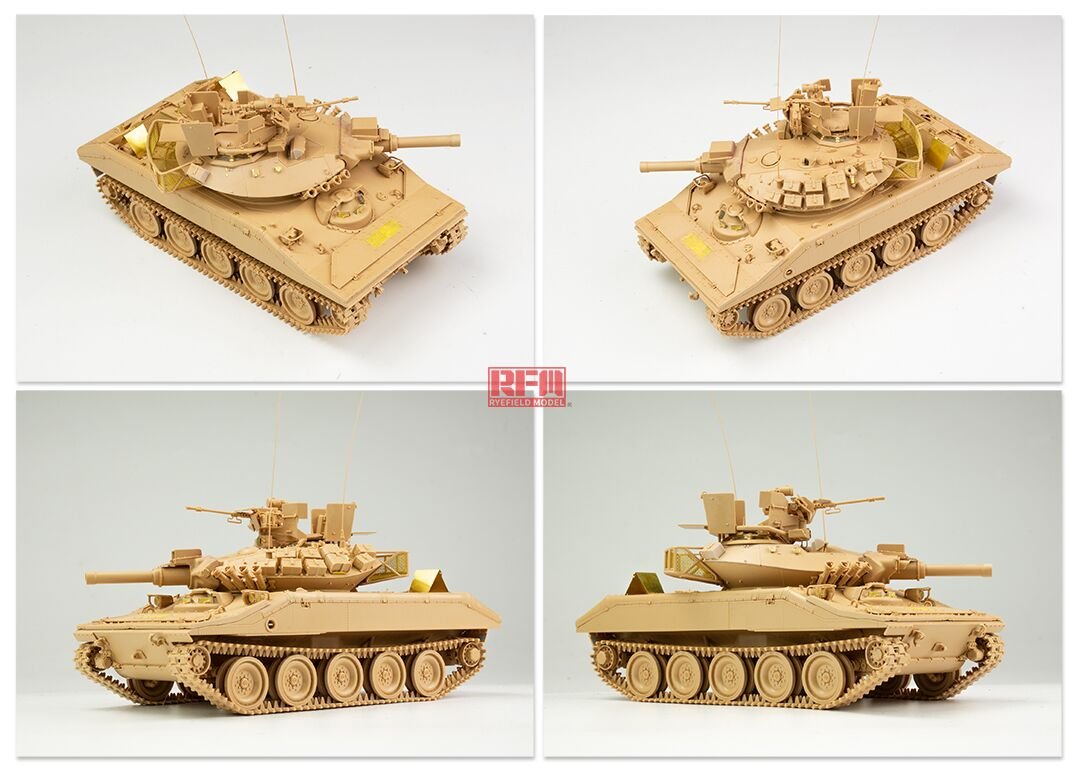 1/35 现代美国 M551A1/M551A1 TTS 谢里登轻型坦克