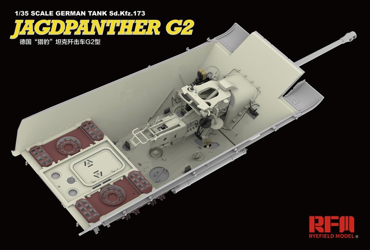 1/35 二战德国猎豹坦克歼击车G2型(全内构) - 点击图像关闭