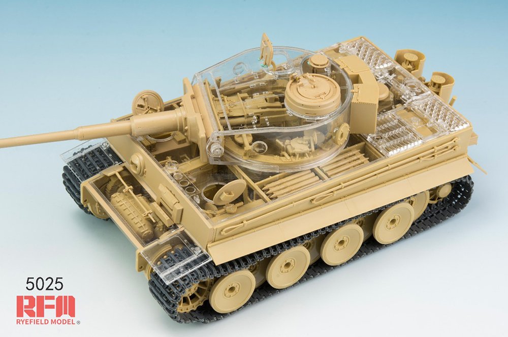 1/35 二战德国虎I重型坦克初期型(全内构与透明零件) - 点击图像关闭