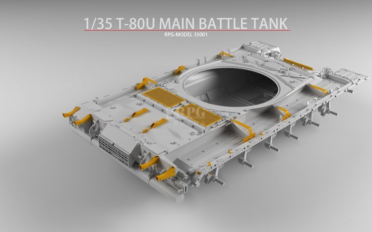 1/35 现代俄罗斯 T-80U 主战坦克