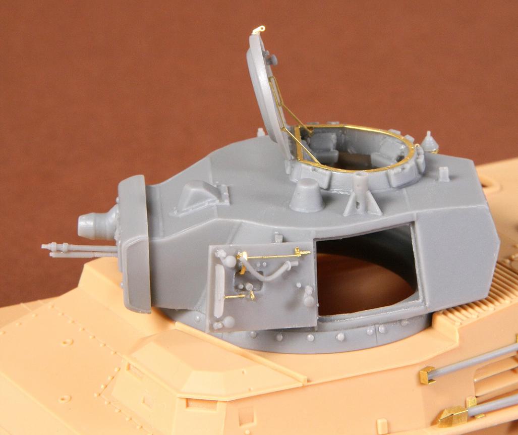 1/35 二战匈牙利特鲁迪I(B20)轻型坦克修正炮塔(不配金属炮管) - 点击图像关闭