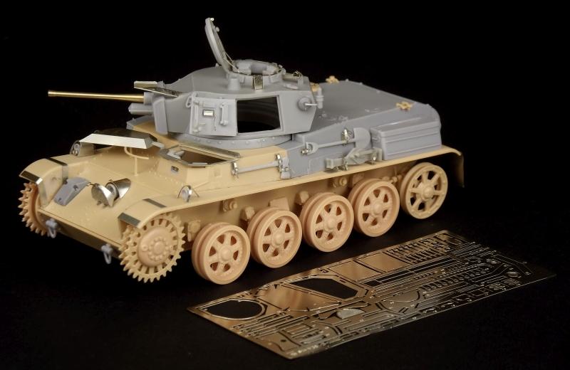 1/35 二战瑞典 Stridsvagn m/38 轻型坦克改造件(配Hobby Boss 特鲁迪坦克)