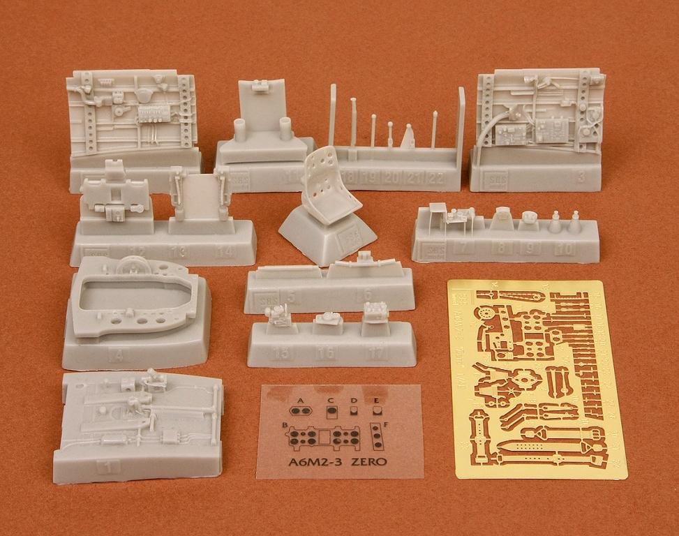 1/48 A6M2 三菱零式战斗机座舱改造件(配长谷川) 1/48 A6M2 三菱零式战斗机座舱改造件(配长谷川)