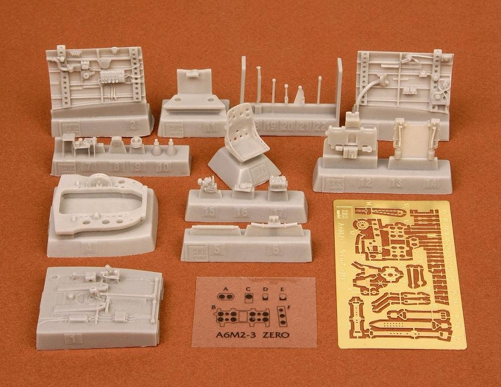 1/48 A6M3 三菱零式战斗机座舱改造件(配长谷川) 1/48 A6M3 三菱零式战斗机座舱改造件(配长谷川)