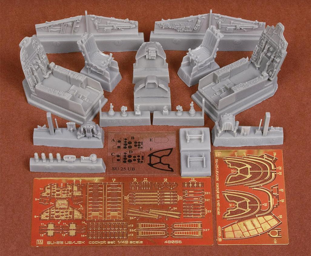 1/48 Su-25UB/UBK 蛙足教练攻击机座舱改造件(配KP/Smer/AZ)