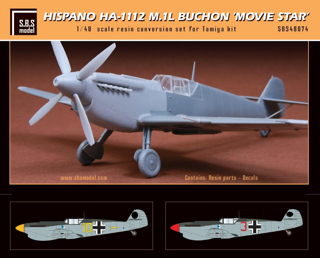 1/48 HA-1112 M.1L 布琼战斗机改造件(配田宫) - 点击图像关闭