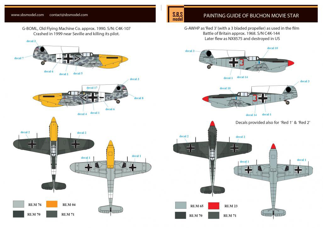 1/48 HA-1112 M.1L 布琼战斗机改造件(配田宫) - 点击图像关闭